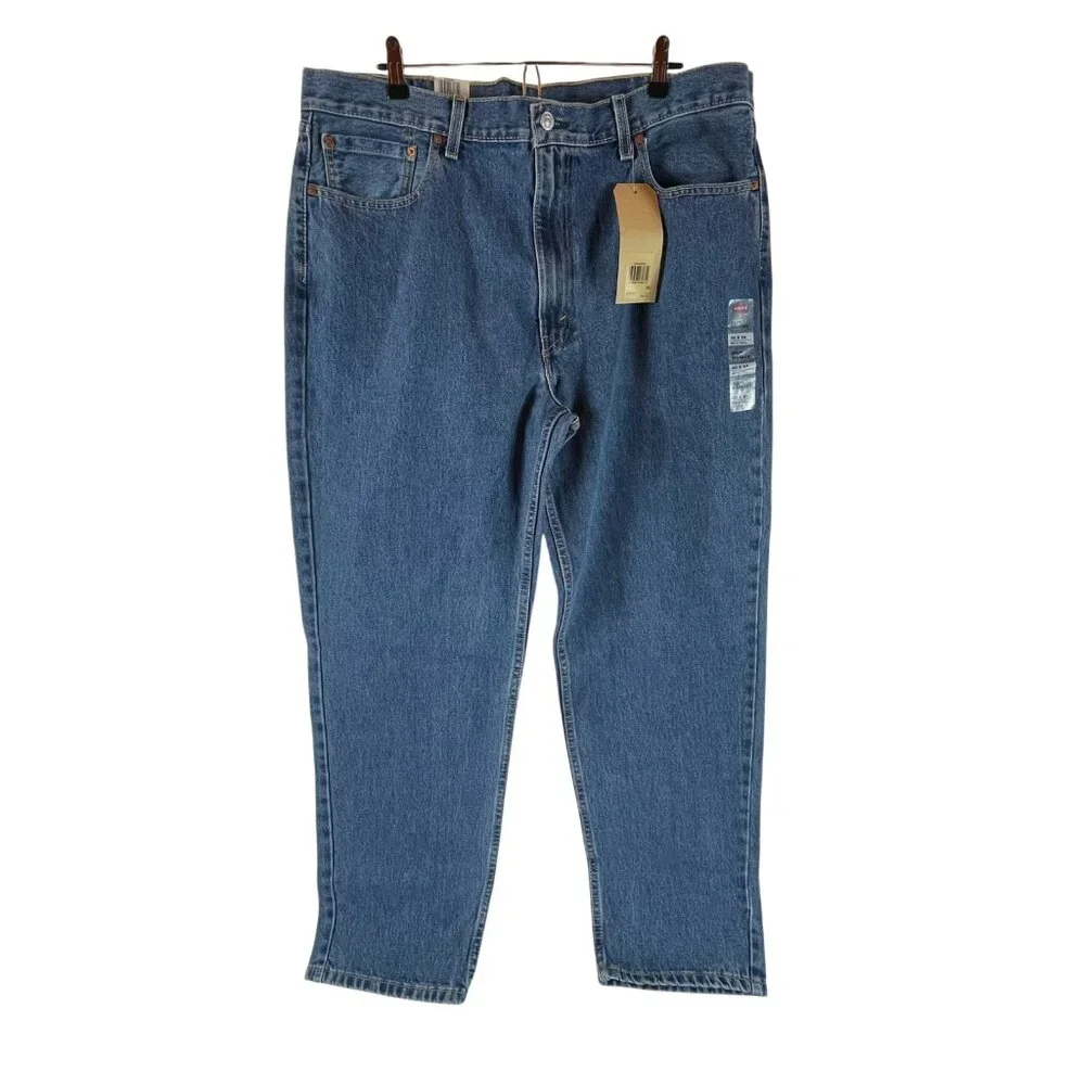 Levis 550 Relaxed Jeans Mens‎ 42 x 34 Big Tall Blue Pockets Straight